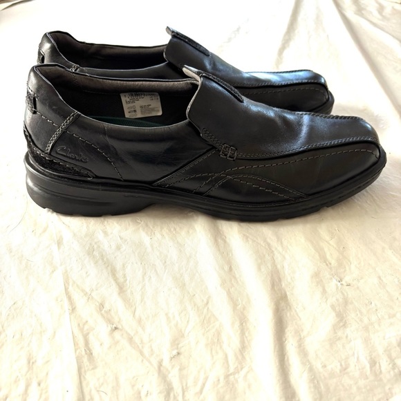 NWOT Clarks Gessler Step Black Leather Loafers Extreme comfort SZ 11 M main image 7